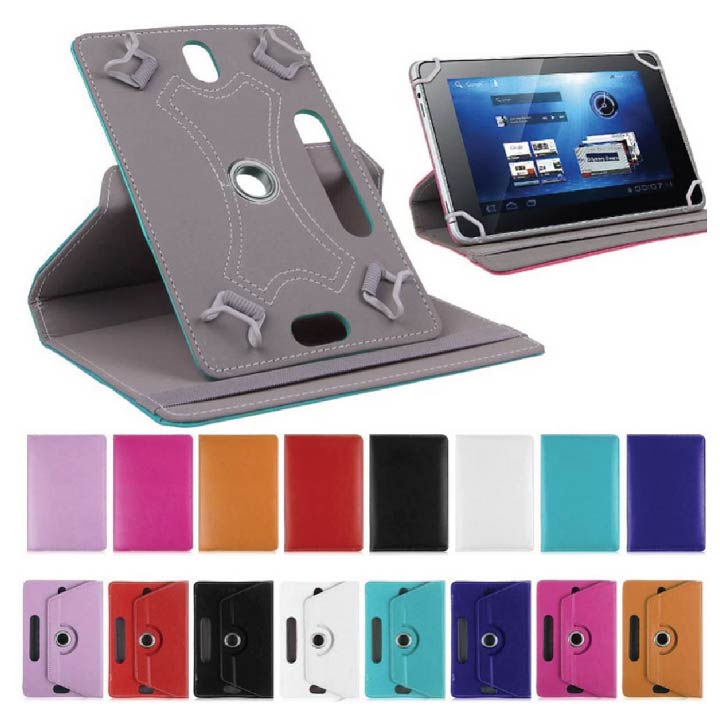 8inch Universal Leather 360 Rotation Tablet Book Cover For Ipad And Android Tab