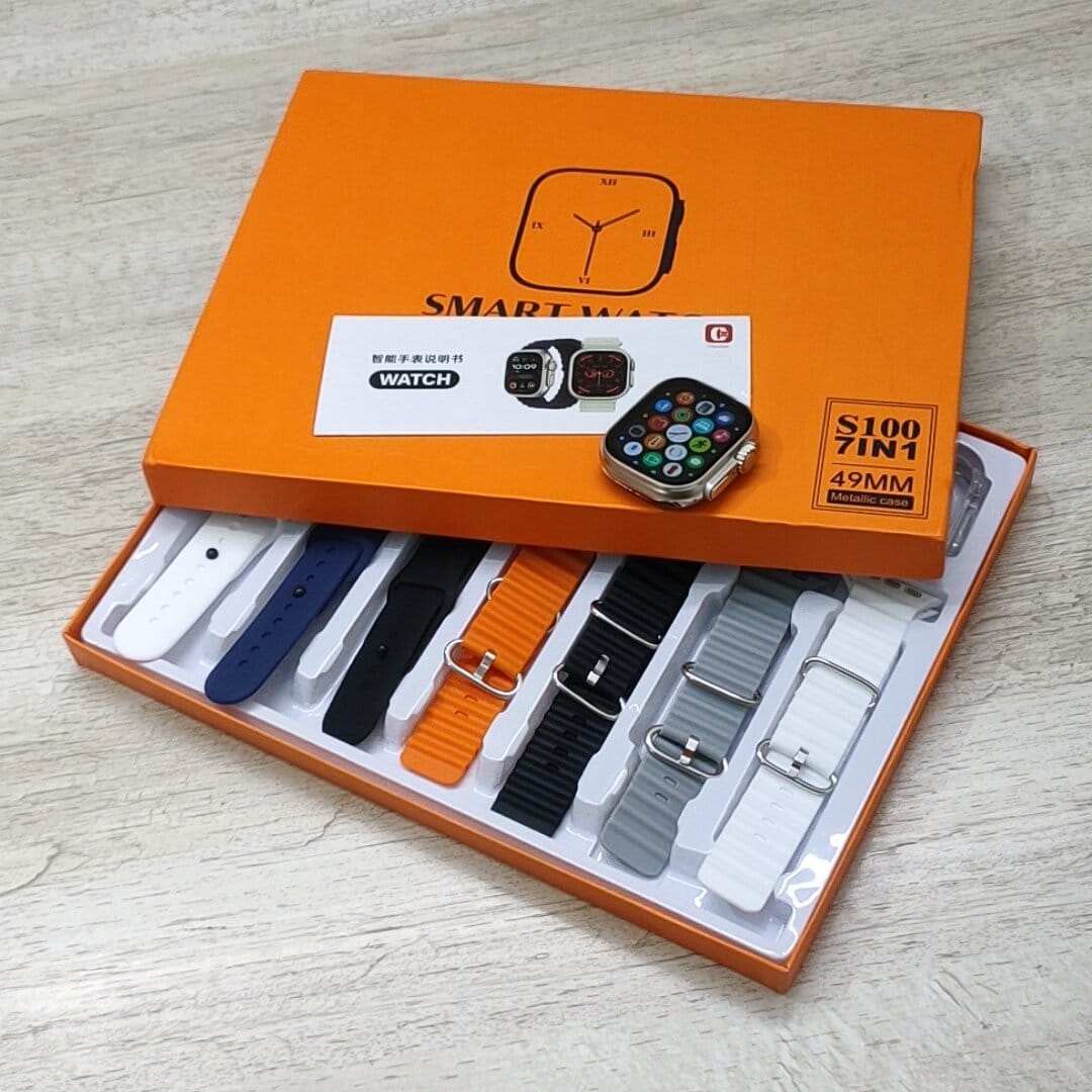 7 in 1 straps watch S100 ultra